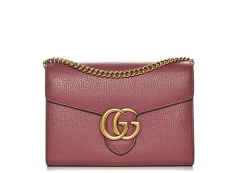 gucci pink woc|Gucci gg marmont wallet on chain.